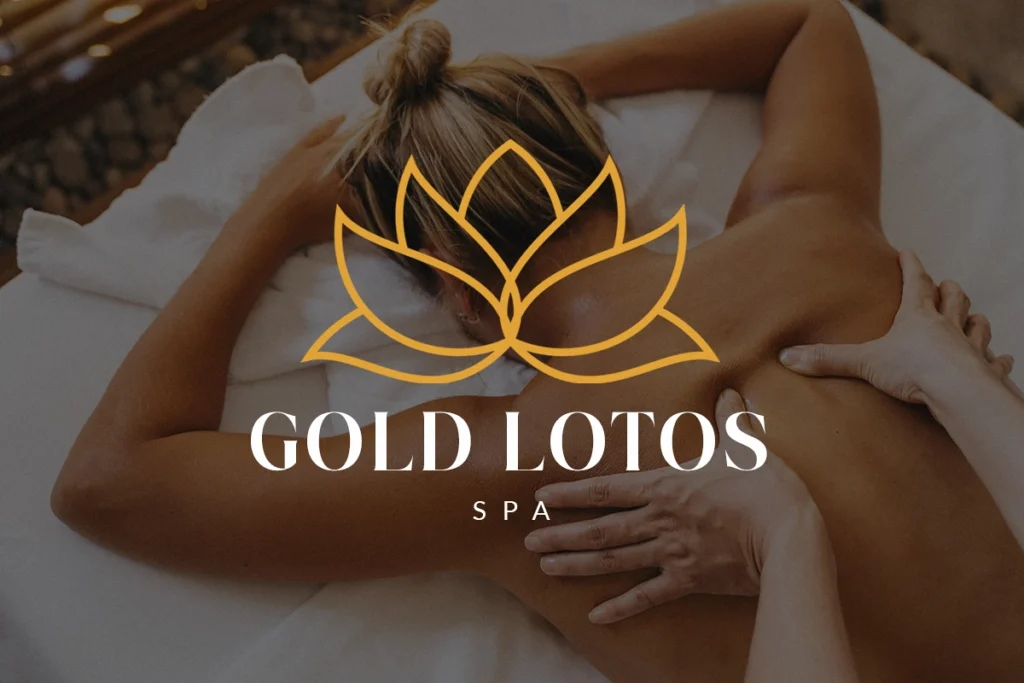 Kobieta w salonie spa. Główny motyw graficzny, logo dla kampanii marketingowej.