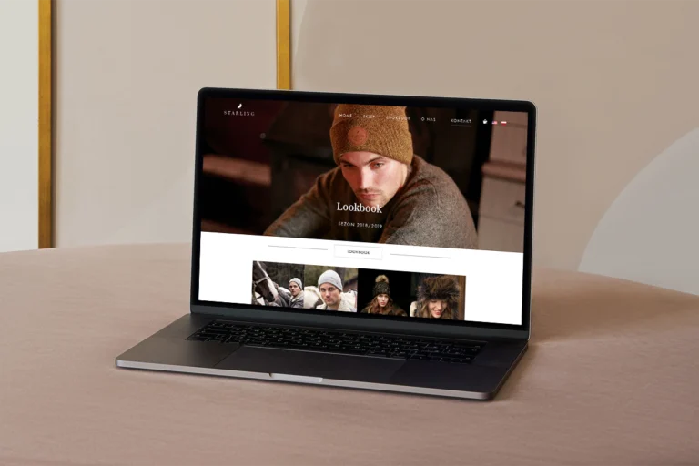 Projekt sklepu internetowego e-commerce dla marki z czapkami
