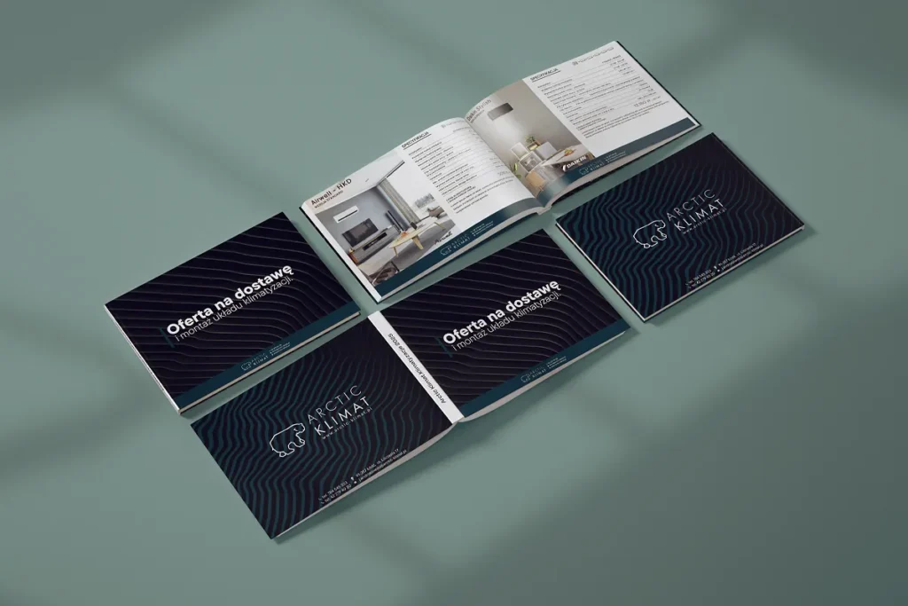 Katalog produktów zaprojektowany dla firmy z branży instalacyjnej